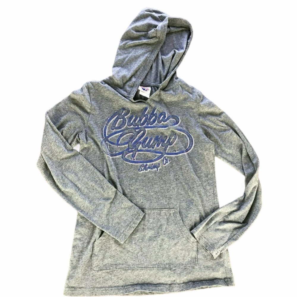 Bubba Gump Shrimp Co Long Sleeve Gray Pullover S